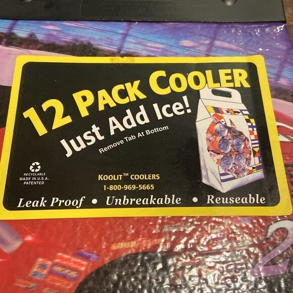 BUDWEISER BEER RACING NASCAR CRAVEN COOLER BAG lot of 2 - Picture 2 of 5